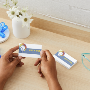 Klassenset Check-out cards voor 25 leerlingen | Inclusief leermodule!