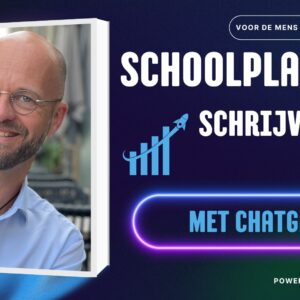 Schoolplan schrijven met AI